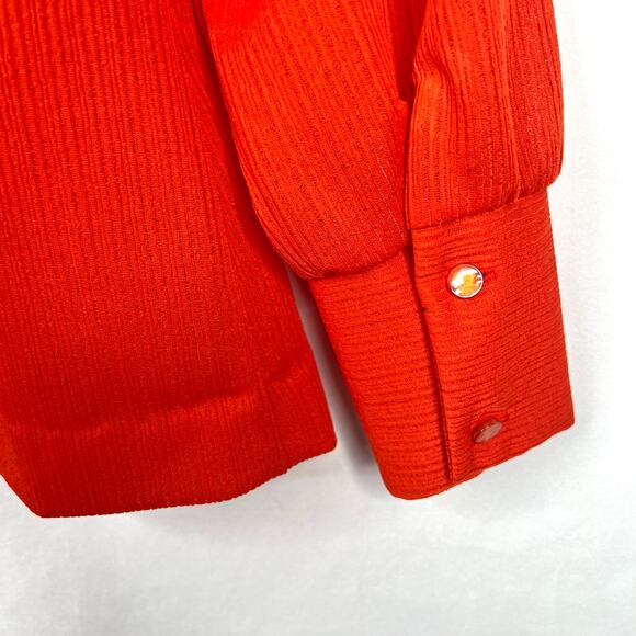 Vintage Jami Originals Red Bow Blouse 36/M - Picture 7 of 9